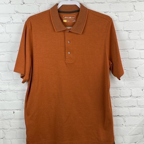 Eddie Bauer Other - EDDIE BAUER Travex Polo Shirt Men’s Medium Short Sleeve Orange